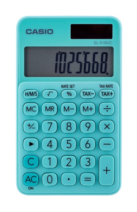 Casio kišeninis skaičiuotuvas SL-310UC-GN žalias