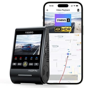 VIOFO A229 PRO 1CH-G GPS vaizdo įrašymo įrenginys