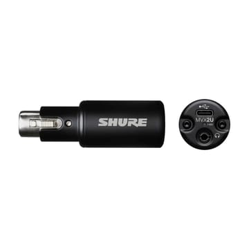 Shure MVX2U Gen 2 - skaitmeninė garso sąsaja
