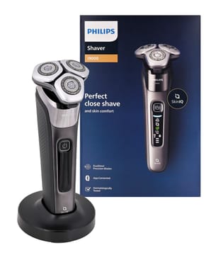 Philips X9002/10 skustuvas vyrams Rotorinis skustuvas Apkarpymo mašinėlė Pilka