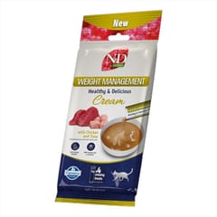 FARMINA N&D Quinoa Cat Weight Management Cream with Chicken & Tuna box – skanėstas katei – 4x15g 2