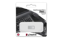 Kingston Technology DataTraveler Micro USB atmintukas 256 GB USB A tipo 3.2 Gen 1 (3.1 Gen 1) Sidabras 4
