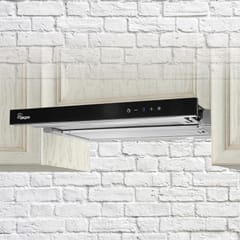 Akpo WK-7 Light Glass Touch 60 pakabinamas gartraukis Inox, juodas 2