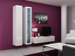 Cama VIGO 10 BI/BI svetainės sekcija Spinta daiktams ir garso / vaizdo technikai laikyti