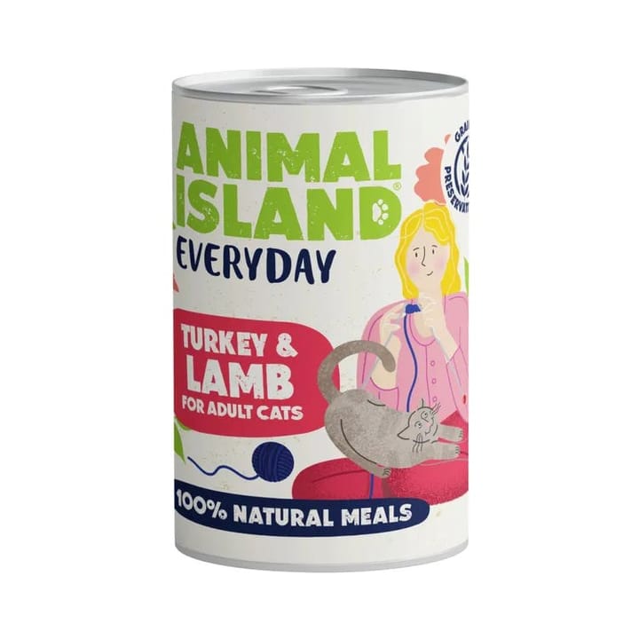 ANIMAL ISLAND Everyday Turkey and lamb - šlapias kačių maistas - 400g