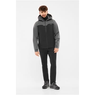 Vyriška hardshell striukė su „PrimaLoft“ džemperiu VIKING Ravelo 3 in 1 Man, juoda ir pilka, L