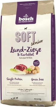 BOSCH Soft Senior Goat & Potato - sausas maistas šunims - 12,5 kg