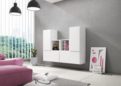 Cama ROCO18 BI/BI/BI svetainės sekcija Spinta daiktams ir garso / vaizdo technikai laikyti