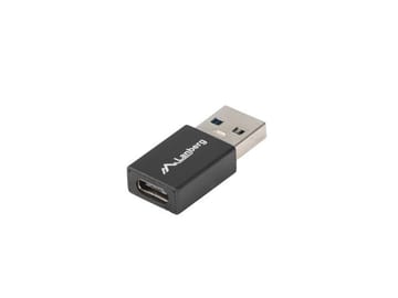 Lanberg AD-UC-UA-01 kabelių lizdinio / kištukinio jungčių tipo keitiklis USB 3.0 Type A USB 3.0 Type C Juoda