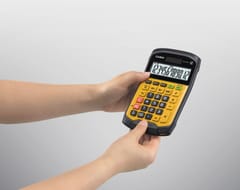 Casio WM-320MT skaičiuotuvas Kišenė Skaičiuotuvo ekranas Juoda, Geltona 2
