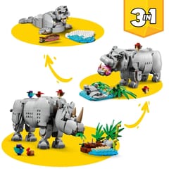 LEGO CREATOR 3 IŠ 1 31171 Laukiniai gyvūnai: Didžiuojasi raganosis su paukščiais 4