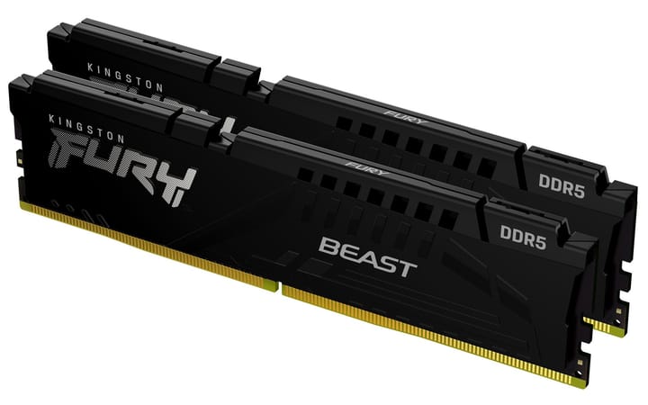 Kingston Technology FURY Beast atminties modulis 32 GB 2 x 16 GB DDR5 6400 MT/s 288-pin DIMM