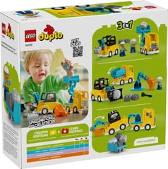 LEGO DUPLO 10475 3-in-1 statybos transporto priemonės 2