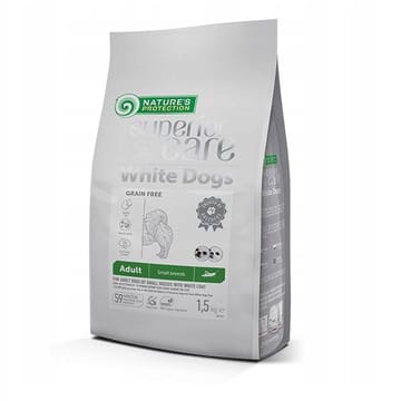 NATURE'S PROTECTION Superior Care White dog Small breeds Insect - sausas maistas šunims - 1,5kg