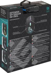 Defender GM-090L kompiuterio pelė Dešinės rankos USB A tipo Optinis 3200 DPI 5