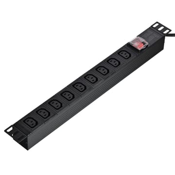 Alantec PZ010 elektros tinklo ilgintuvas 1,8 m 9 AC išvestis(ys / čių) Vidaus Juoda