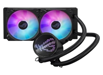 ASUS ROG Ryuo III 240 ARGB Procesorius Universalusis skystinis aušintuvas 12 cm Juoda