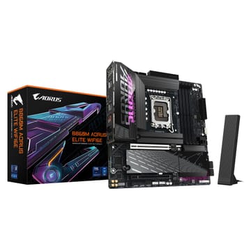 GIGABYTE B860M AORUS ELITE WIFI6E Intel B860 LGA 1851 (Socket V1) „micro ATX“