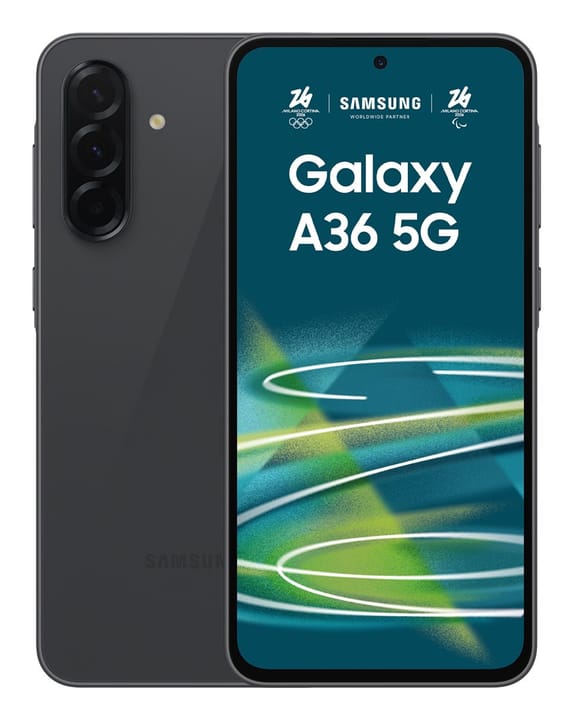Samsung Galaxy A36 5G 17 cm (6.7") Dviguba SIM jungtis Android 15 C tipo USB 6 GB 128 GB 5000 mAh Juoda