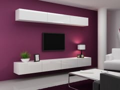 Cama VIGO 13 BI/BI svetainės sekcija Spinta daiktams ir garso / vaizdo technikai laikyti 2