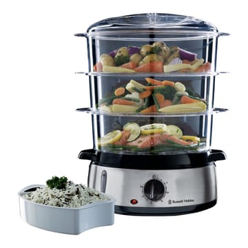 RUSSELL HOBBS Cook@Home 19270-56 garų viryklė 9 l 800 W Sidabras, Juoda