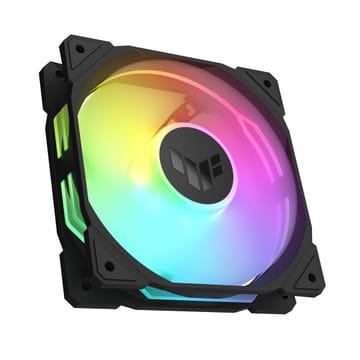 Ventiliatorius ASUS TUF Gaming TR120 ARGB Reverse 3in1 juodas
