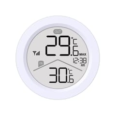 GreenBlue belaidė meteorologinė stotis, vidaus/lauko temperatūra, laikrodis, °C/°F pasirenkama, veikimo nuotolis iki 60 m, GB162 4