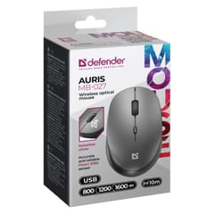 DEFENDER MOUSE AURIS MB-027 RF SILENT GRAY 52029 6