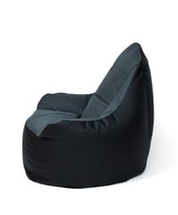 Sako Boss juodai grafitinis krepšys Pouffe XXL 140 x 90 cm 2