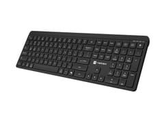 Belaidė klaviatūra Natec Tang US BT + 2.4 GHz tyli plona juoda 3