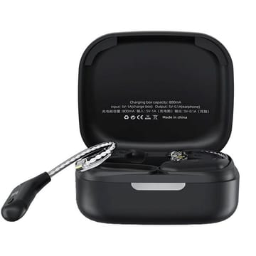 KZ AZ09 black - Keičiamas Bluetooth modulis su ausine ausinėms, juodos spalvos