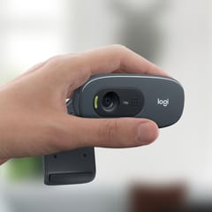 Logitech C270 HD internetinė kamera 3 MP 1280 x 720 pikseliai USB Pilka, Tamsiai Pilka 5