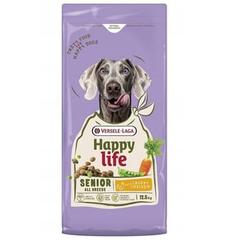 VERSELE-LAGA Happy life Senior Chicken - sausas maistas šunims - 12,5kg