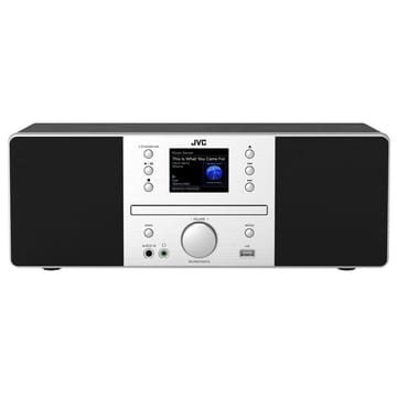 JVC RD-E874B Bokštas Bluetooth 20 W Juodas, Sidabrinis