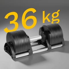 REBEL ACTIVE automatinis ketaus hantelis, 36 kg, 2 kg žingsniai 5
