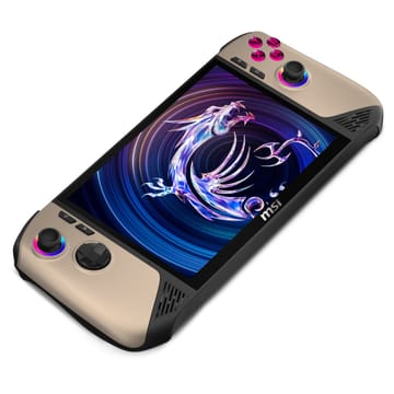MSI Claw 8 AI+ A2VM-037PL nešiojamoji žaidimų konsolė 20,3 cm (8") 1 TB Lietimui jautrus ekranas „Wi-Fi“ Rusvai gelsvas