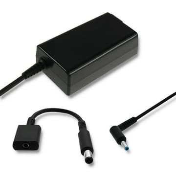 Qoltec 51728 Maitinimo adapteris HP | 65W | 19V | 3,33A 4,5*3,0+pin | adapteris 4,5*3,0+pin/7,4*5,0+pin | maitinimo kabelis