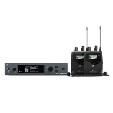 Sennheiser EW IEM G4-twin-A1 - Garso grįžtamojo ryšio rinkinys su dviem imtuvais (klausymosi etapas) 470-516 MHz