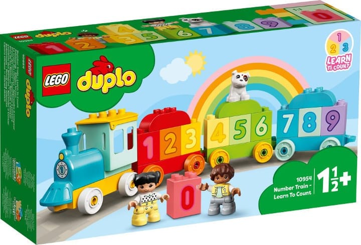 LEGO DUPLO 10954 SKAIČIŲ TRAUKINYS - IŠMOKITE SKAIČIUOTI