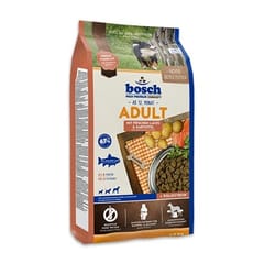 BOSCH Adult Salmon & Potato - sausas maistas šunims - 3kg 1