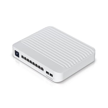 Ubiquiti UniFi USW-PRO-8-POE tinklo komutatorius Valdomas L2/L3 Gigabit Ethernet (10/100/1000) Maitinimas per Eternetą (PoE) 1U Balta
