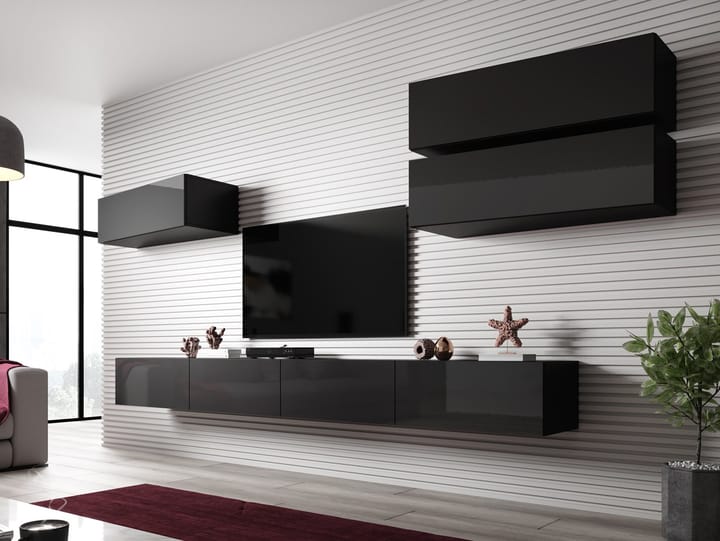 Cama VIGO SLANT 4 CZ svetainės sekcija Spinta daiktams ir garso / vaizdo technikai laikyti