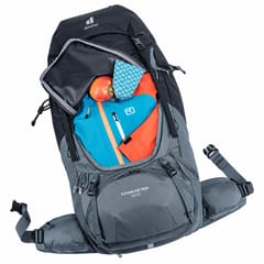 Žygių kuprinė DEUTER Futura Air Trek 50+10, juoda-grafito spalvos 3