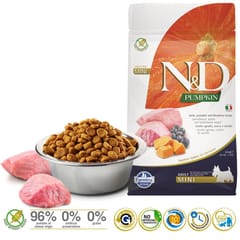 FARMINA N&D Pumpkin Dog Lamb & Blueberry Adult Mini - sausas maistas šunims - 800 g 2
