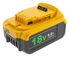 PATONA Premium Akumuliatorius DeWalt DCB184 (18V 5.0Ah XR) Juodas, Geltonas 3