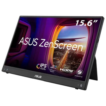 ASUS MB16AHV kompiuterio monitorius 39,6 cm (15.6") 1920 x 1080 pikseliai „Full HD“ LCD Juoda