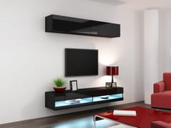 Cama VIGO NEW10CZ/CZ svetainės sekcija Spinta daiktams ir garso / vaizdo technikai laikyti 2