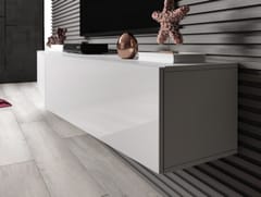 Cama VIGO SLANT 6 BI svetainės sekcija Spinta daiktams ir garso / vaizdo technikai laikyti 3
