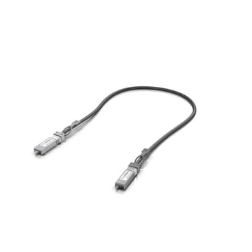 Ubiquiti UACC-DAC-SFP28-0.5M „InfiniBand“ arba pluoštinis optinis kabelis 0,5 m Juoda