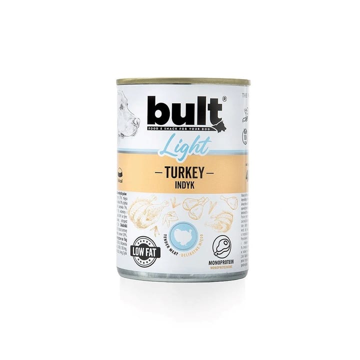 BULT Light Mono Kalakutiena - drėgnas pašaras šunims - 400g